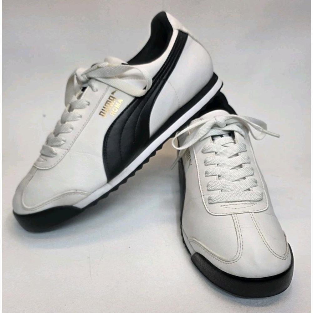 Men's Size 10.5 Puma Roma Casual Athletic Sneakers White